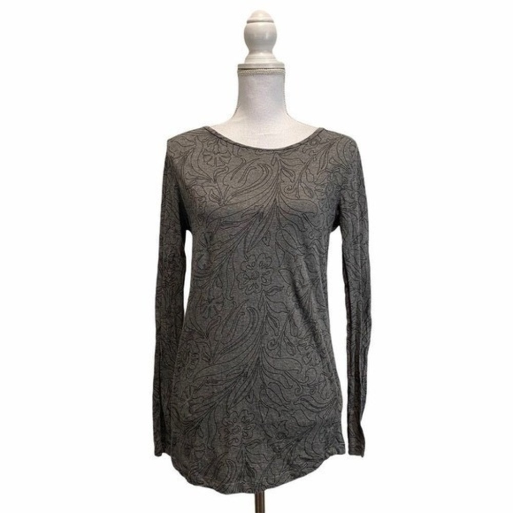 Workshop Gray Long Sleeve Pullover Sweater